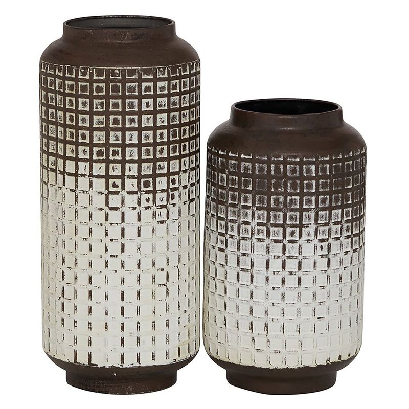 BORIA - Set Jarrones Boho Metal
