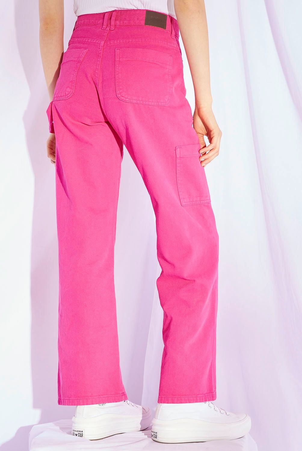 SYBILLA - Sybilla Jeans Wide Leg Carpintero Algodón Mujer