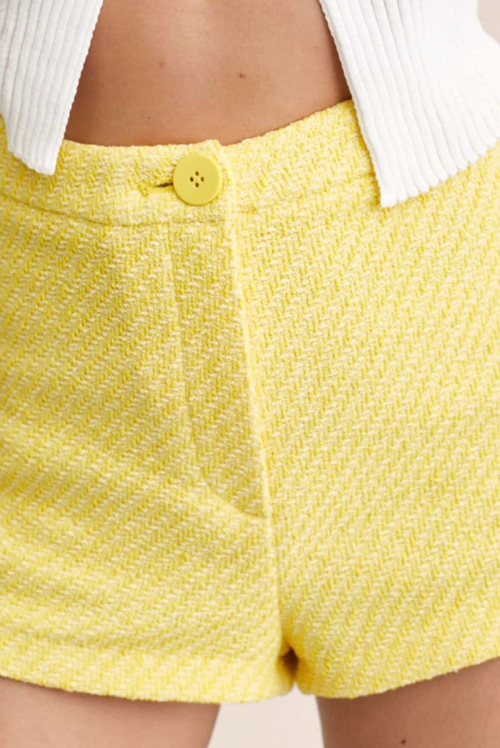 MANGO - Mango Short Tweed Retro Mujer