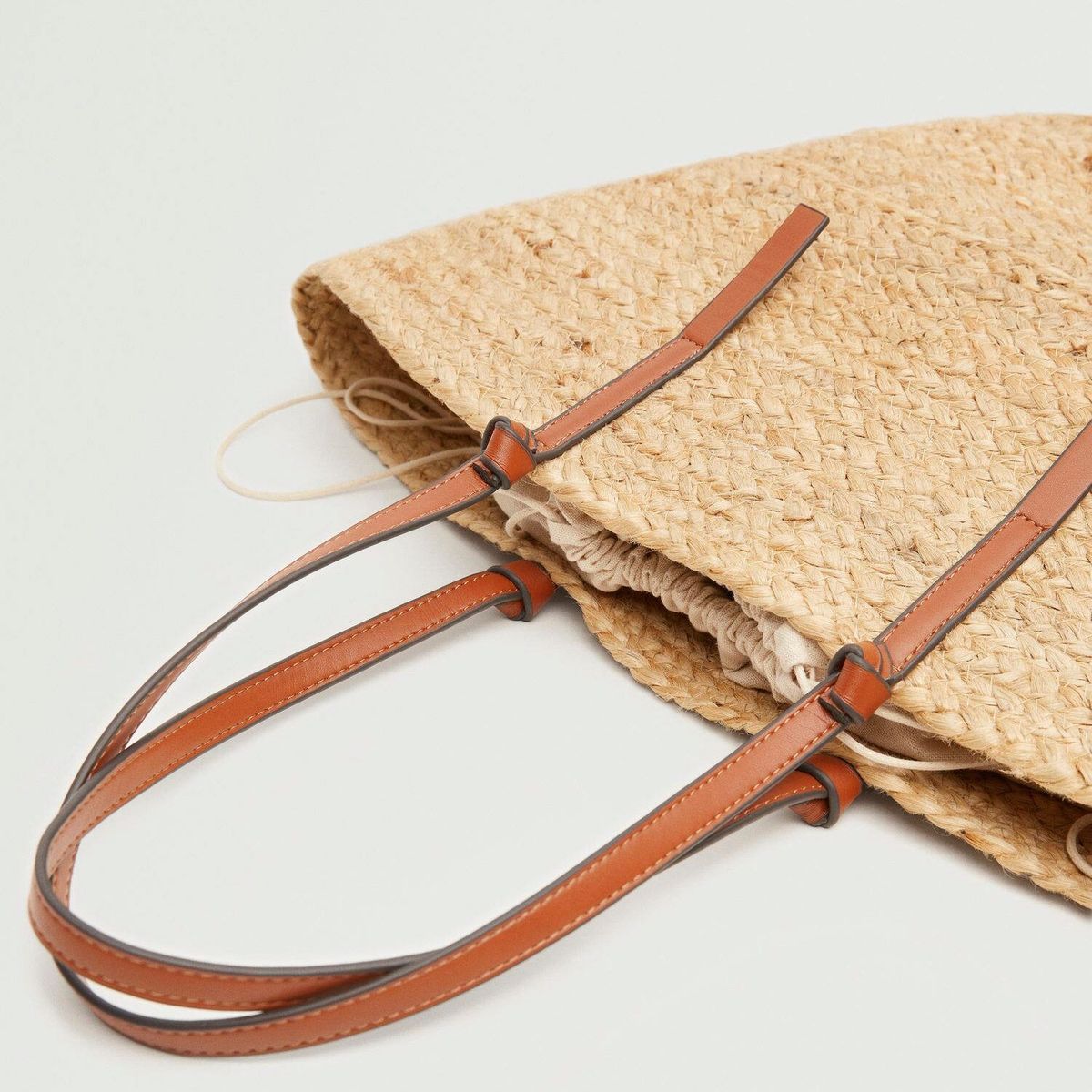 MANGO - Mango Cartera Bolso Playa Yute