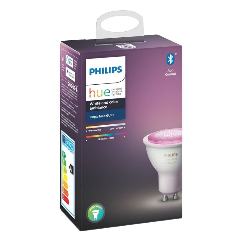 PHILIPS HUE - Ampolleta Philips Huewca Gu10 5.7W
