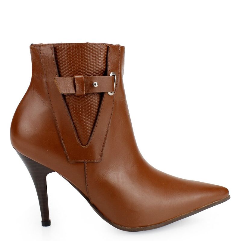 EXCESS SHOES - Botin Mujer Cuero Taco Alto Moda Exs Sde-709-40