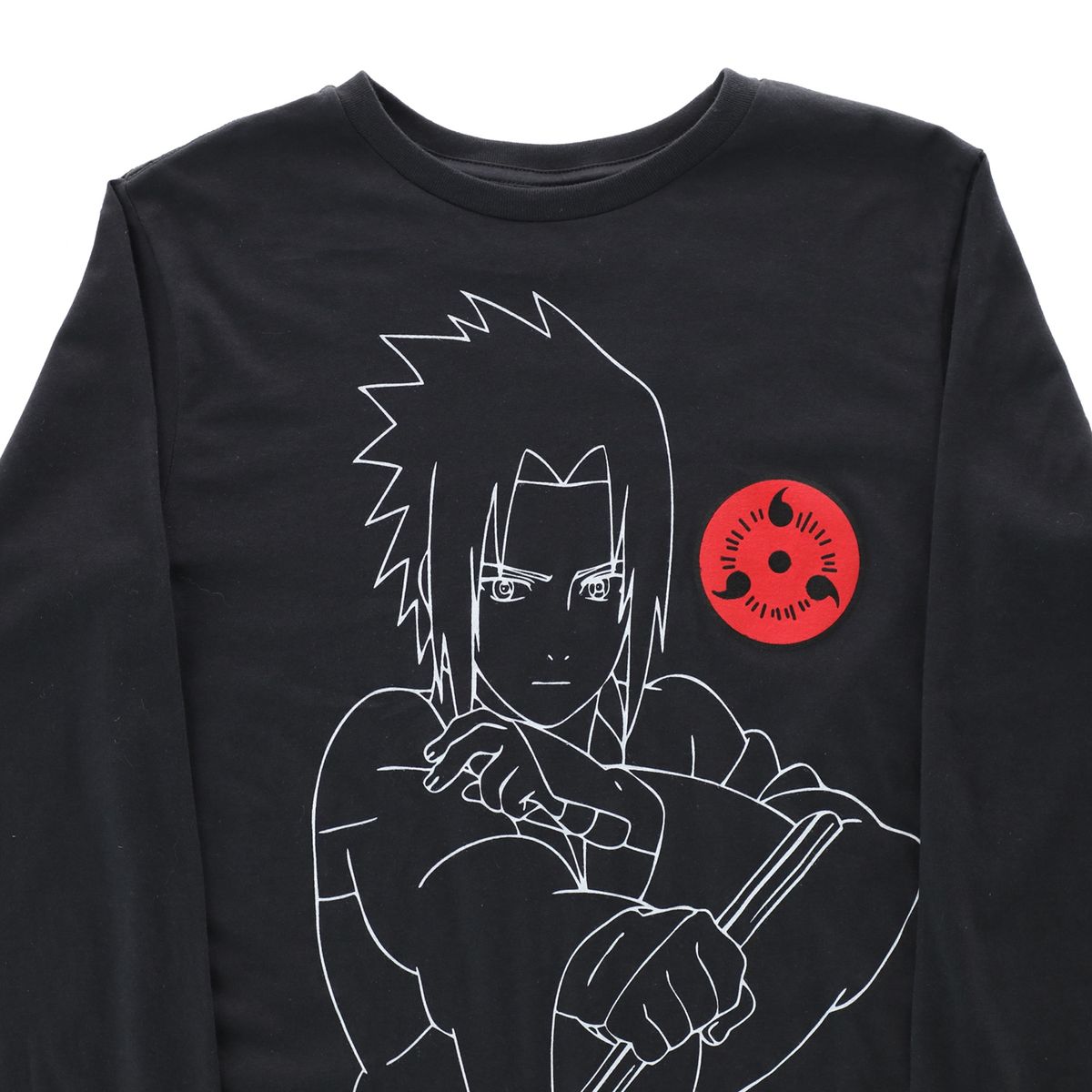NARUTO - Naruto Polera Manga Larga Algodón Niño