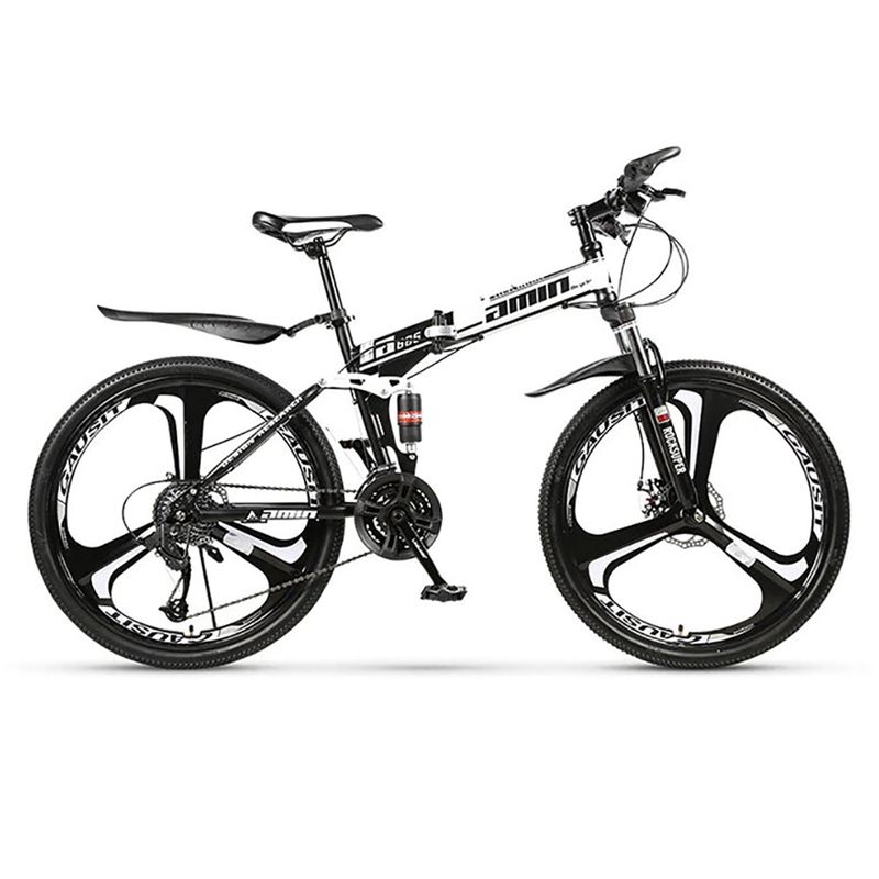 OEM - Bicicleta Mountain Bike Plegable Amin White Aro 26