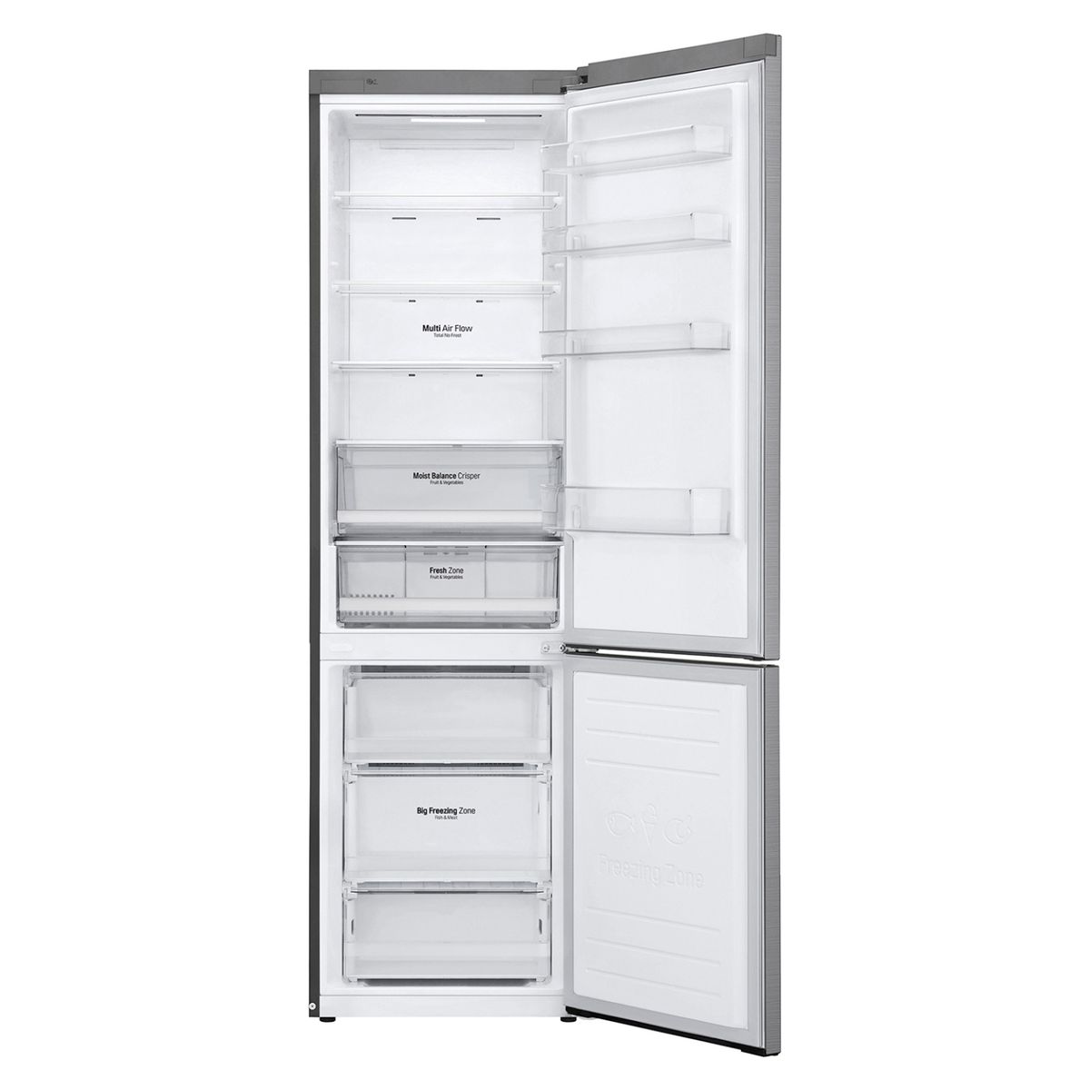 LG - Refrigerador LG No Frost Bottom Freezer 384 lt GB38MPP Linear Cooling