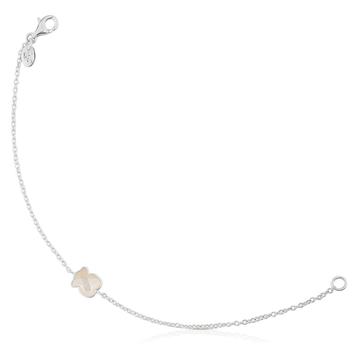 TOUS - Pulsera De Plata Y Nácar Facetado Tous Color