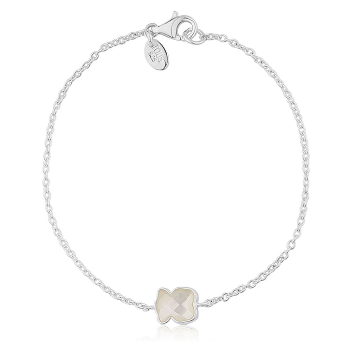 TOUS - Pulsera De Plata Y Nácar Facetado Tous Color
