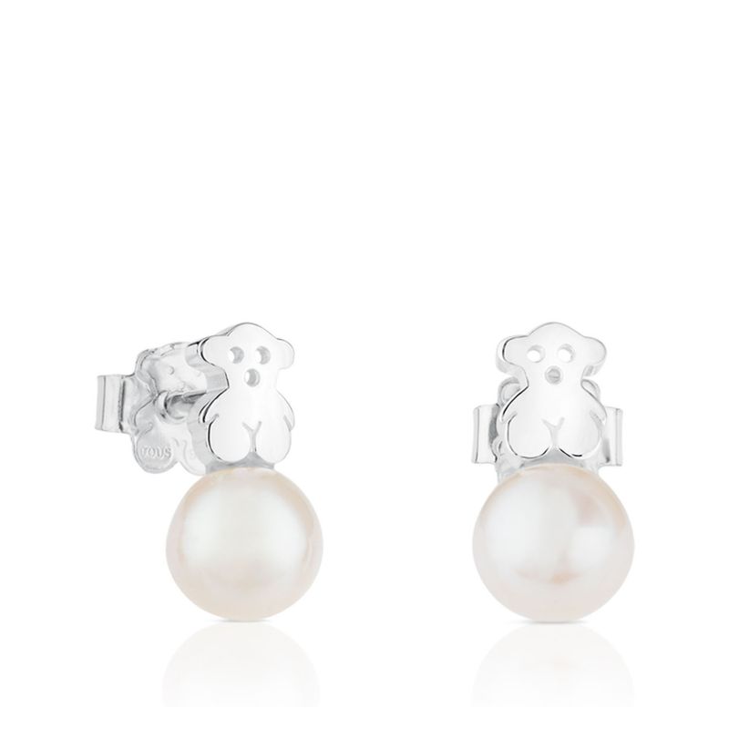 TOUS - Aros Puppies De Plata Mujer Tous