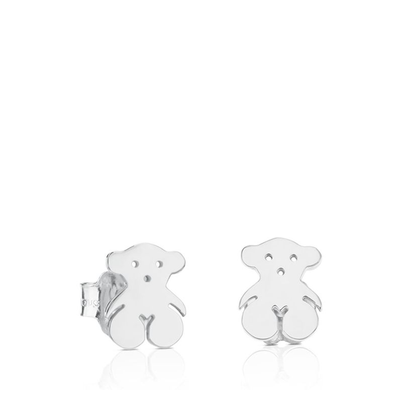TOUS - Aros Bear De Plata Mujer Tous