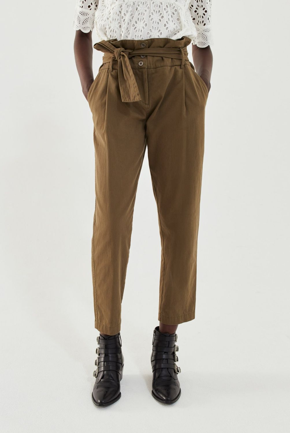 IKKS - IKKS Pantalon Mujer Café