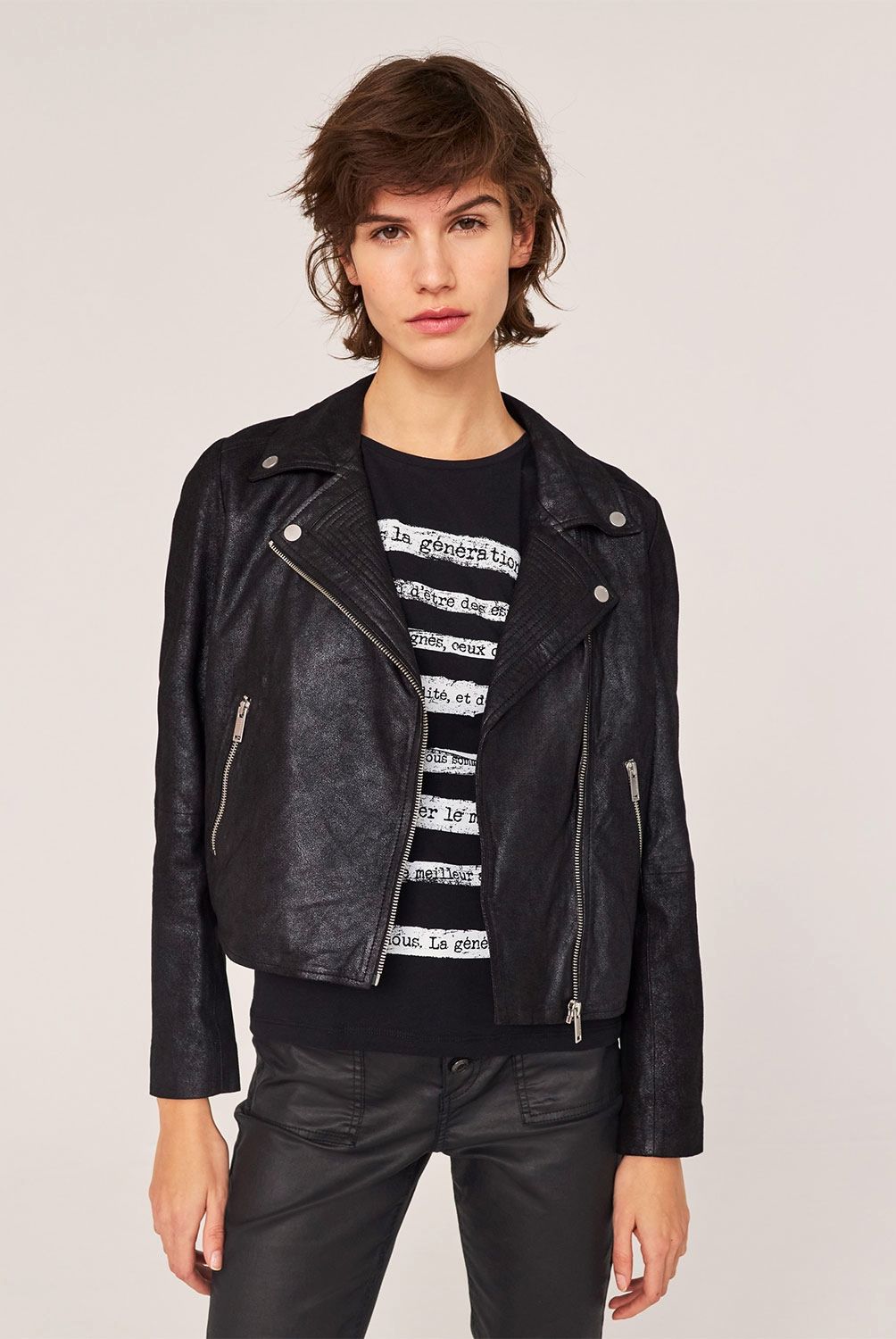 IKKS - IKKS Chaqueta Cuero