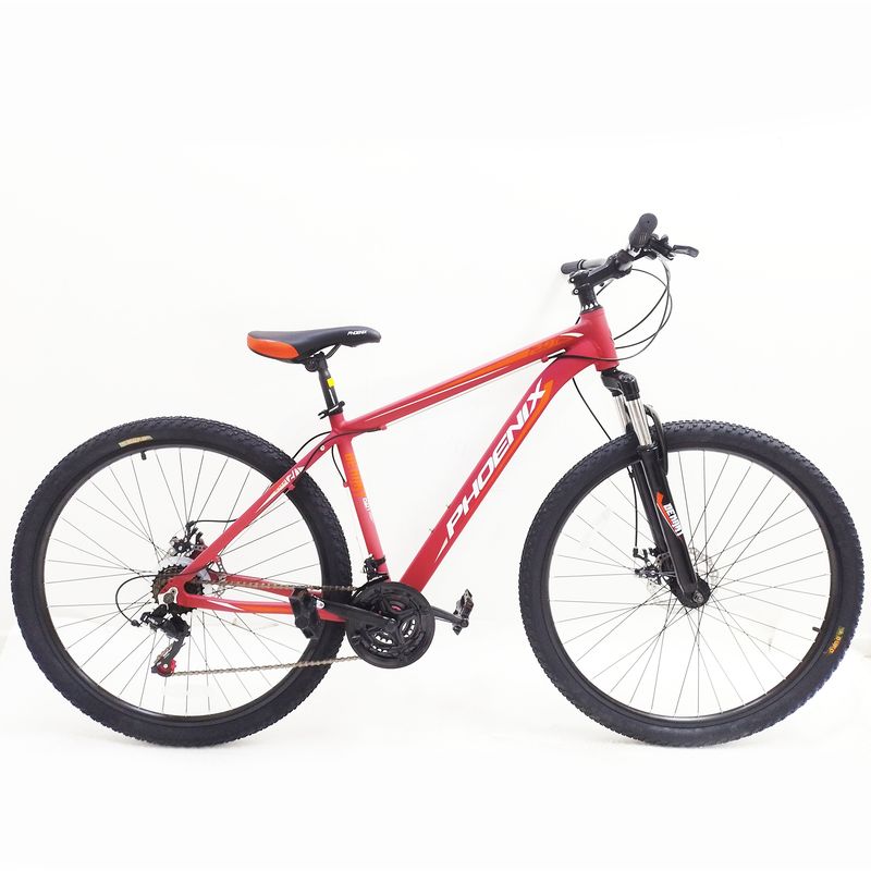 PHOENIX - Bicicleta Phoenix 29 Mtb Negra/Roja