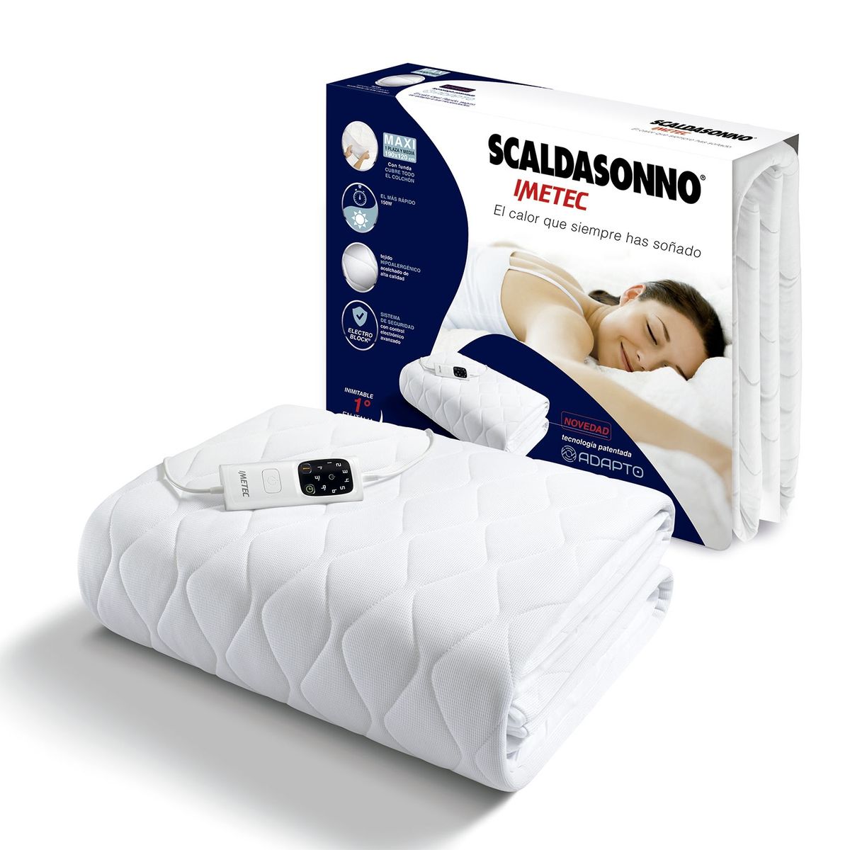 SCALDASONNO - Calientacama 1.5 Plazas Maxi Adapto Scaldasonno