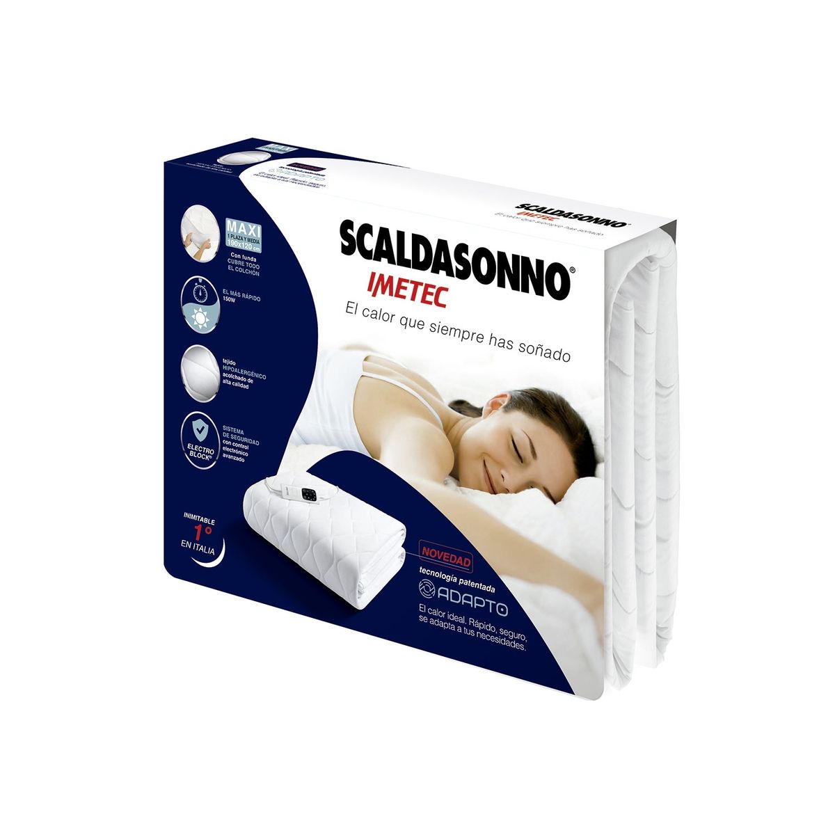 SCALDASONNO - Calientacama 1.5 Plazas Maxi Adapto Scaldasonno