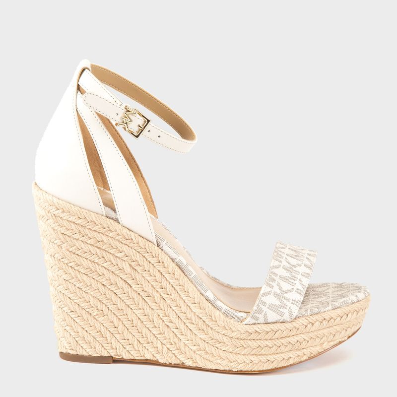 MICHAEL KORS - Michael Kors Sandalia Mujer Cuero Blanca
