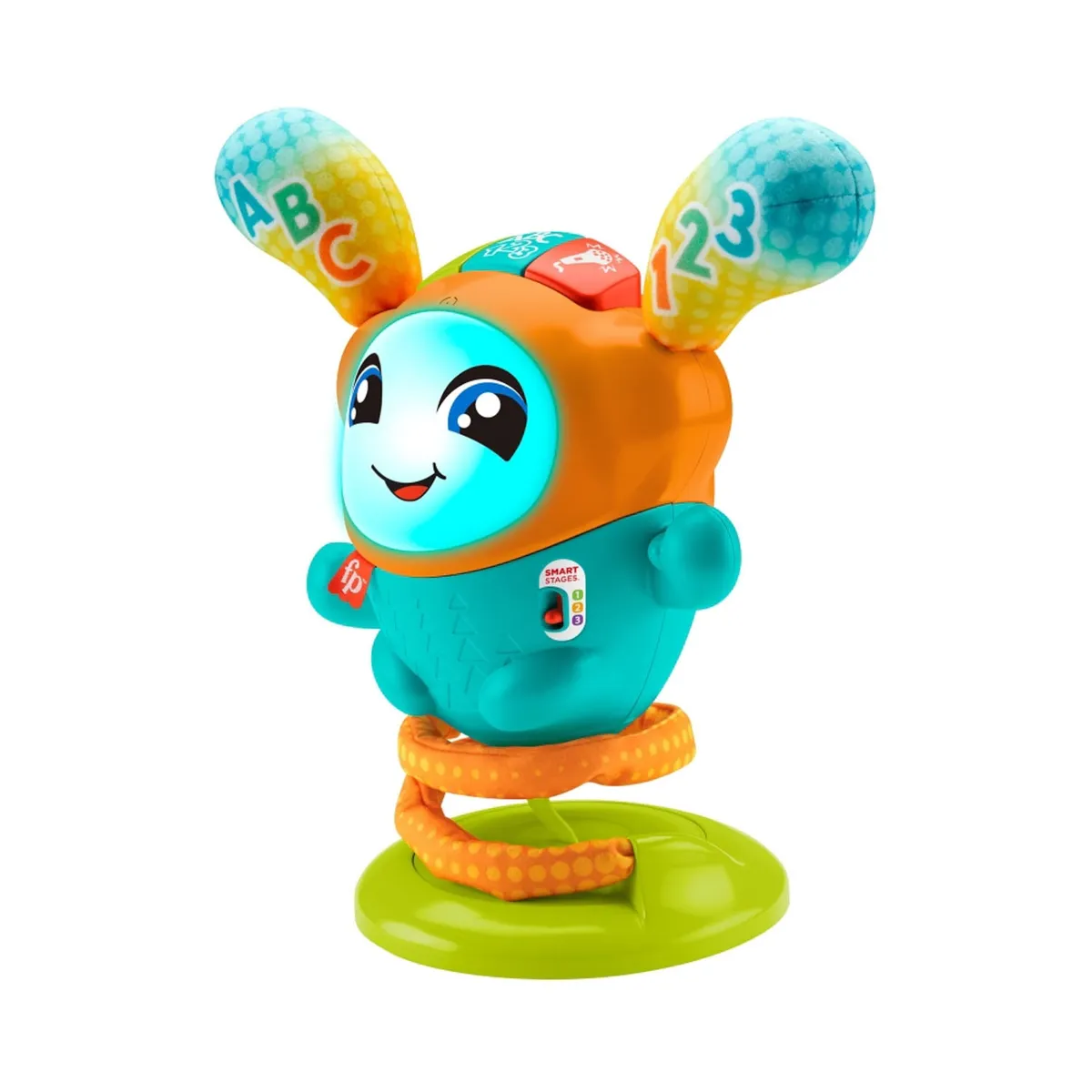 FISHER PRICE - Juguete Bebés DJ Bouncy Salta y Aprende Fisher Price