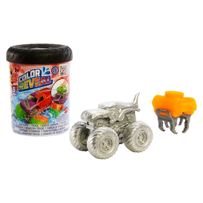 HOT WHEELS - Monster Trucks 1:64 Color Reveal Sorpresa (Contiene Producto Al Azar Del Surtido) Hot Wheels