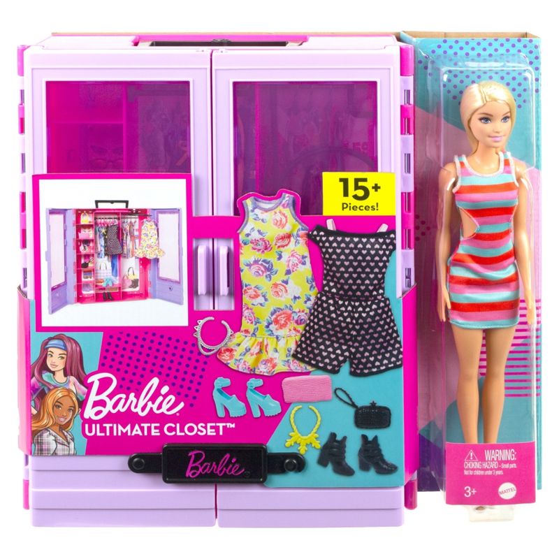 BARBIE Set De Juego Nuevo Closet De Lujo Con Muñeca Barbie