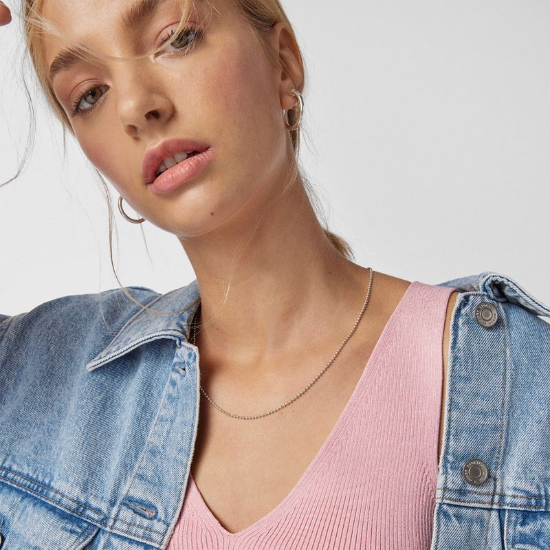 TOUS - Collar Gargantilla Chain De Plata Mujer Tous