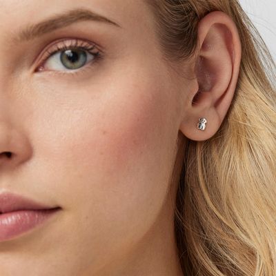 Imagen 2 del producto Aros Puppies de Plata Mujer