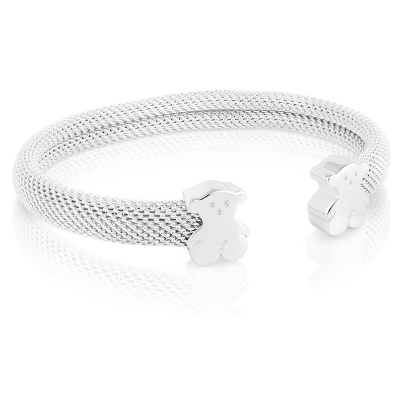 TOUS - Pulsera Mesh De Plata Mujer Tous