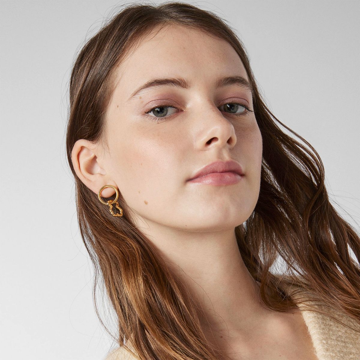 TOUS - Anilla Hold Oso De Oro Mujer Tous