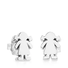 TOUS - Aros Sweet Dolls Nina De Plata Mujer