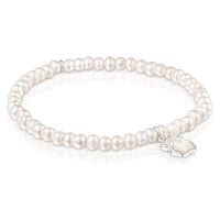 Pulsera De Plata Y Perlas Icon Colo Mujer
