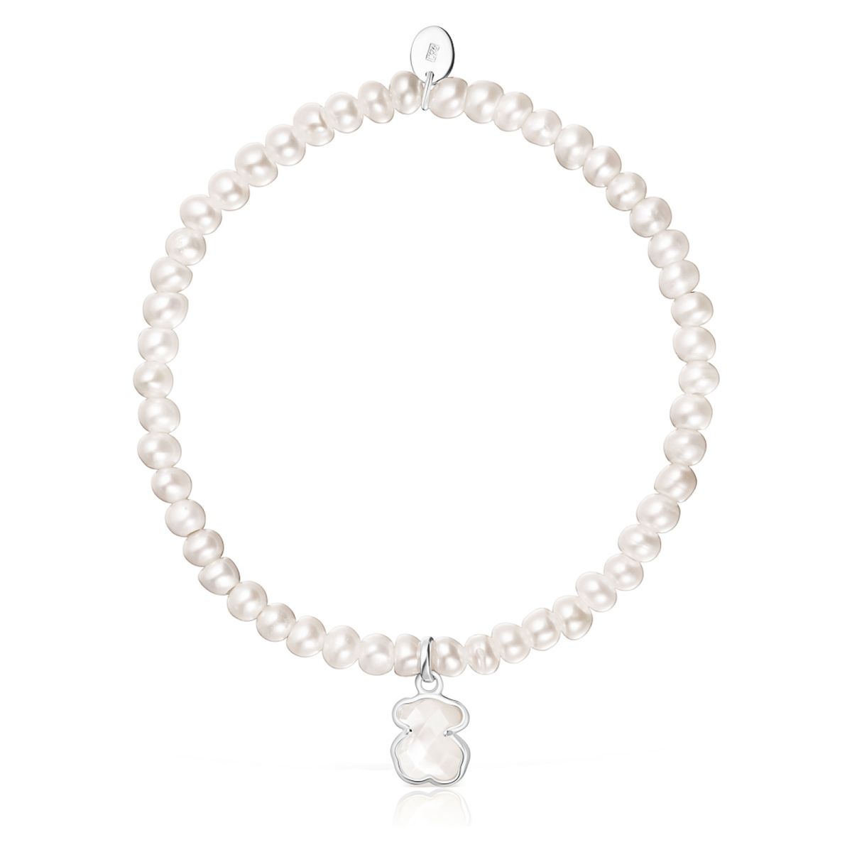 TOUS - Pulsera De Plata Y Perlas Icon Colo Mujer Tous