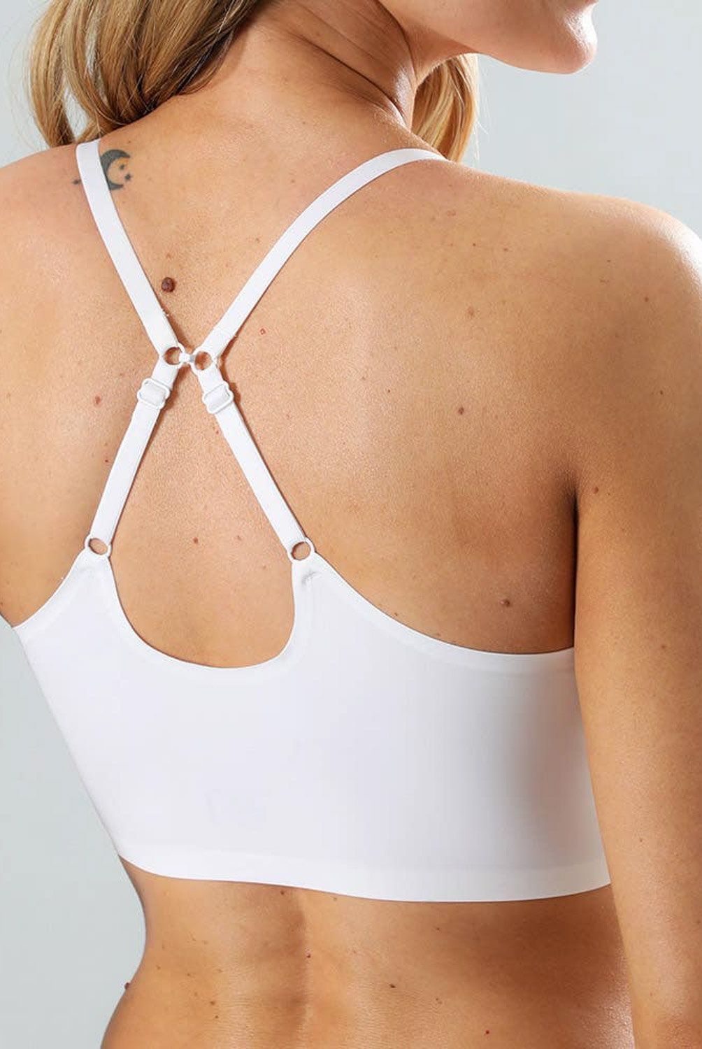 FLORES - Sosten Seamless Tirantes Mujer Flores