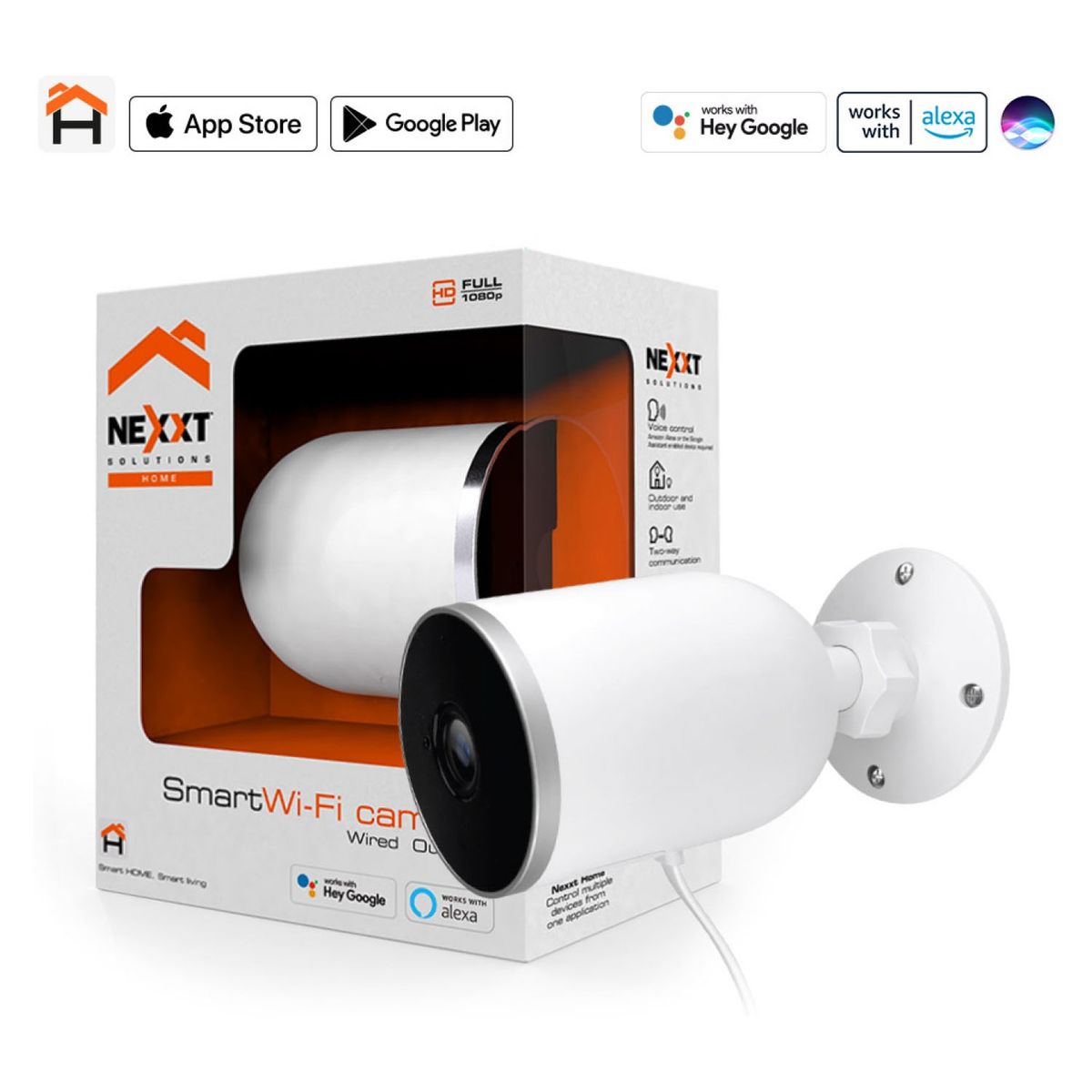 NEXXT SOLUTIONS - Cámara Inteligente Cable Exterior Nexxt