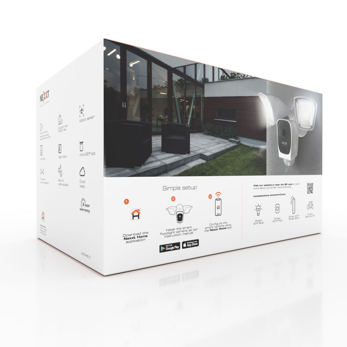 NEXXT SOLUTIONS - Cámara Inteligente Luces Exterior Nexxt Solutions