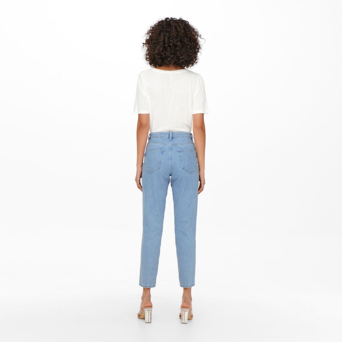 ONLY - Jeans Mom Tiro Alto Mujer Only