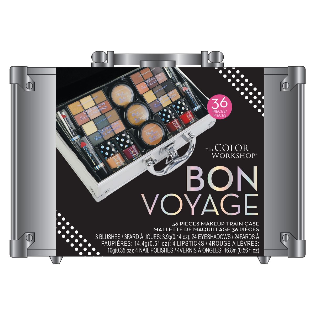 MARKWINS - Maleta de maquillaje Bon Voyage MARKWINS