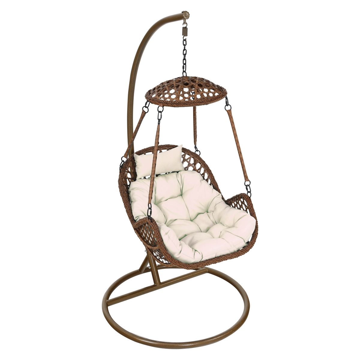 EL BARCO - Silla Colgante Nipona Chocolate El Barco