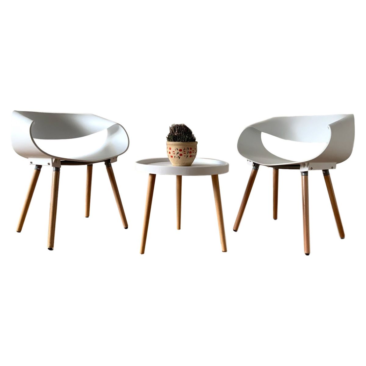 EL BARCO - Set Mesa + 2 Sillas Twist El Barco