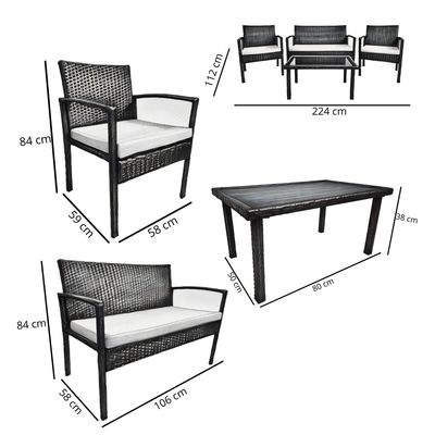 Imagen 2 del producto Juego De Living De Terraza Sofía