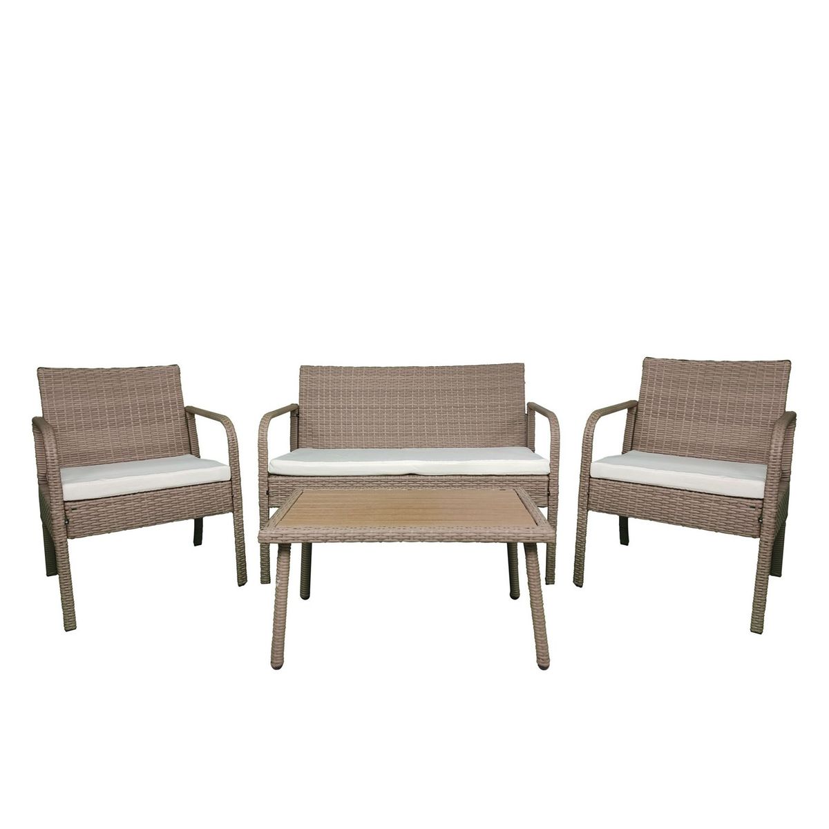 EL BARCO - Juego De Living De Terraza Rattan Florencia El Barco