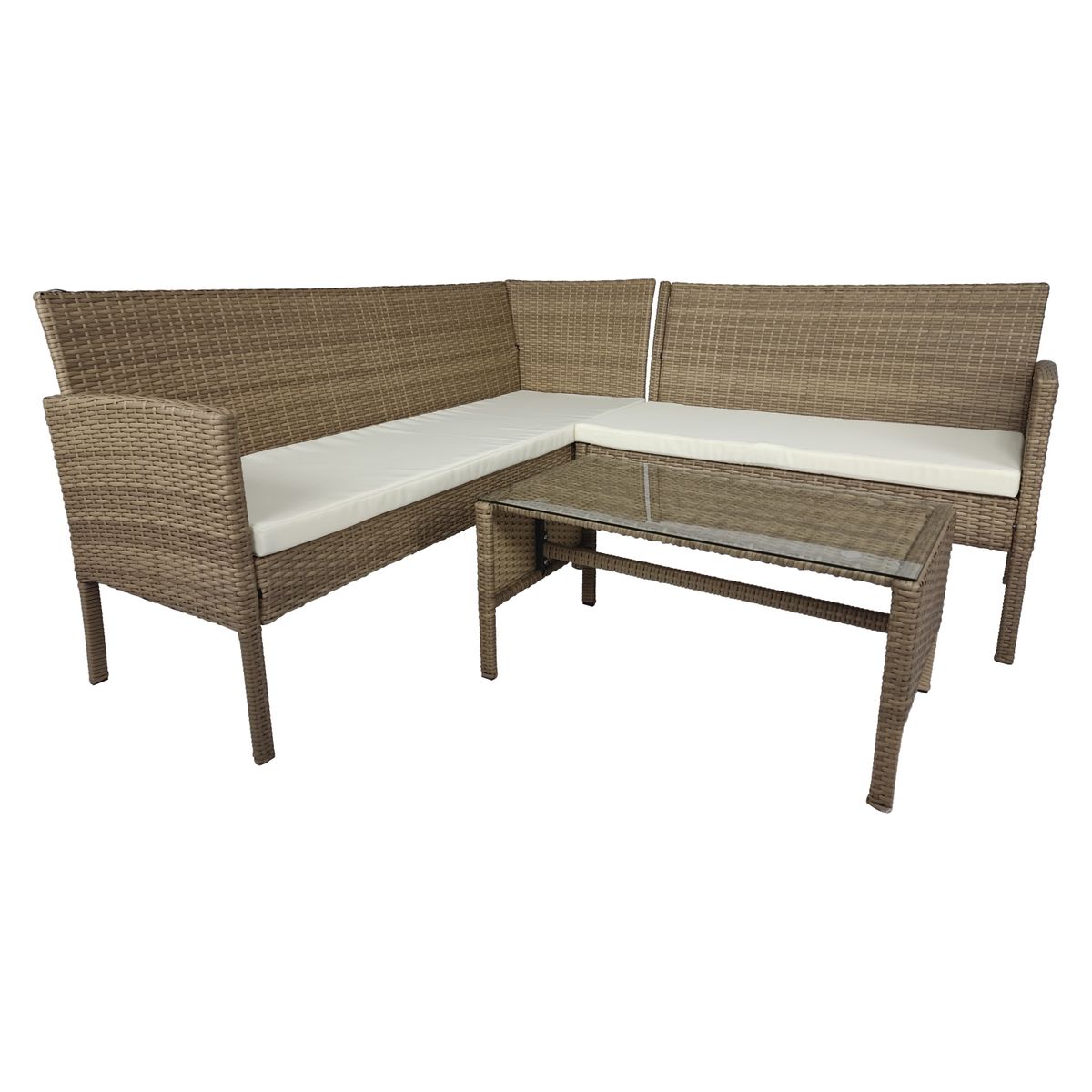 EL BARCO - Juego De Living De Terraza Rattan Palermo El Barco