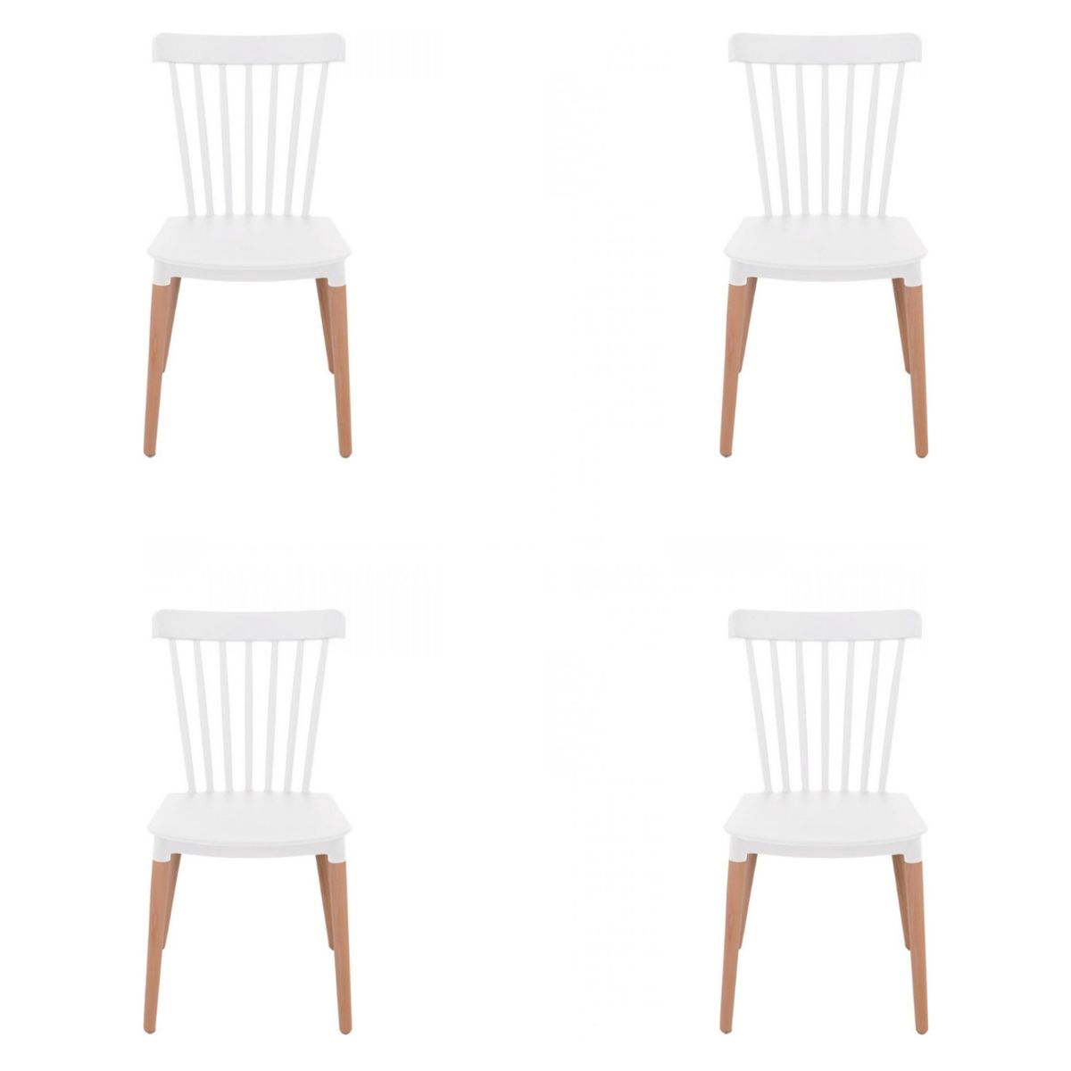 EL BARCO - Silla Comedor Windsor 4 Unidades El Barco