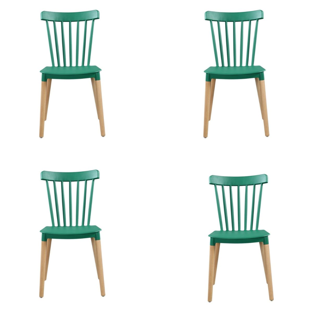 EL BARCO - Silla Comedor Windsor 4 Unidades El Barco