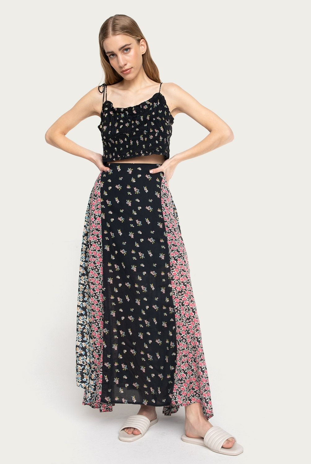 FREE PEOPLE - Conjunto Falda Y Top Mujer Free People