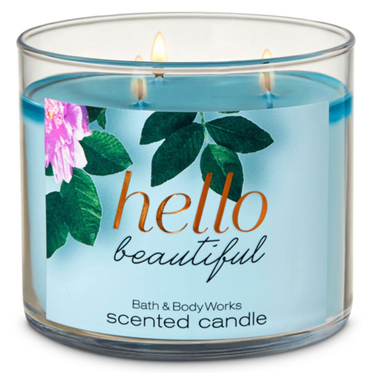 BATH & BODY WORKS - Vela Grande Hello Beautiful Bath & Body Works