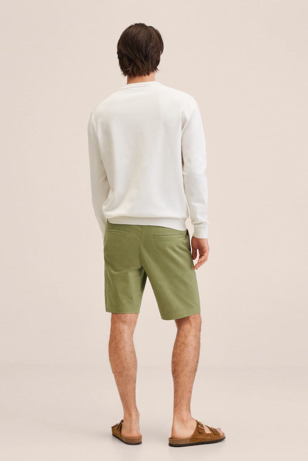 MANGO MAN - Mango Man Bermudas Chino Algodón Hombre