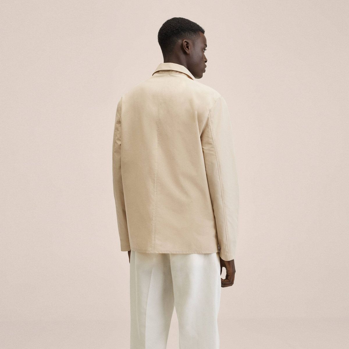 MANGO MAN - Chaqueta Sahariana Algodón Hombre Mango Man