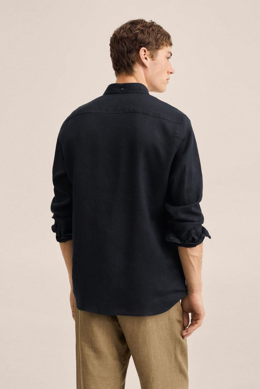 MANGO MAN - Mango Man Camisa Slim-Fit Lino Hombre