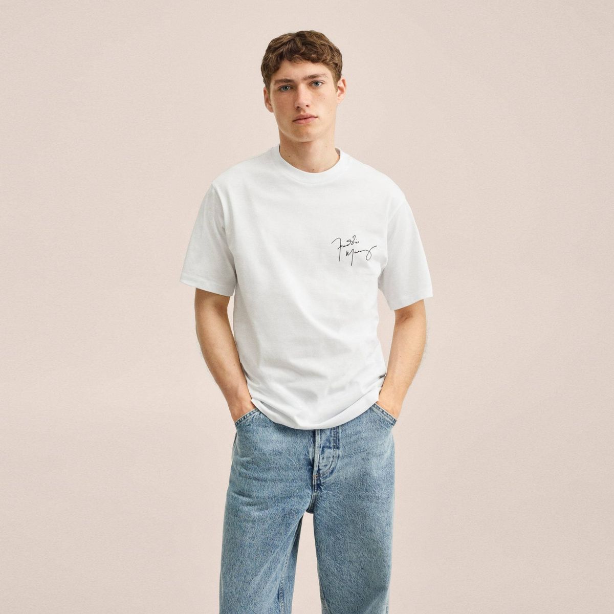 MANGO MAN - Mango Man Polera Freddie Mercury Hombre