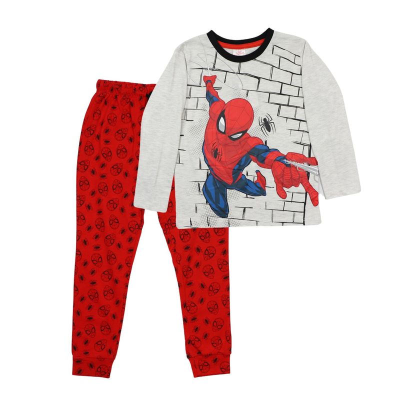 MARVEL - Pijama Niño Spiderman Gris Marvel