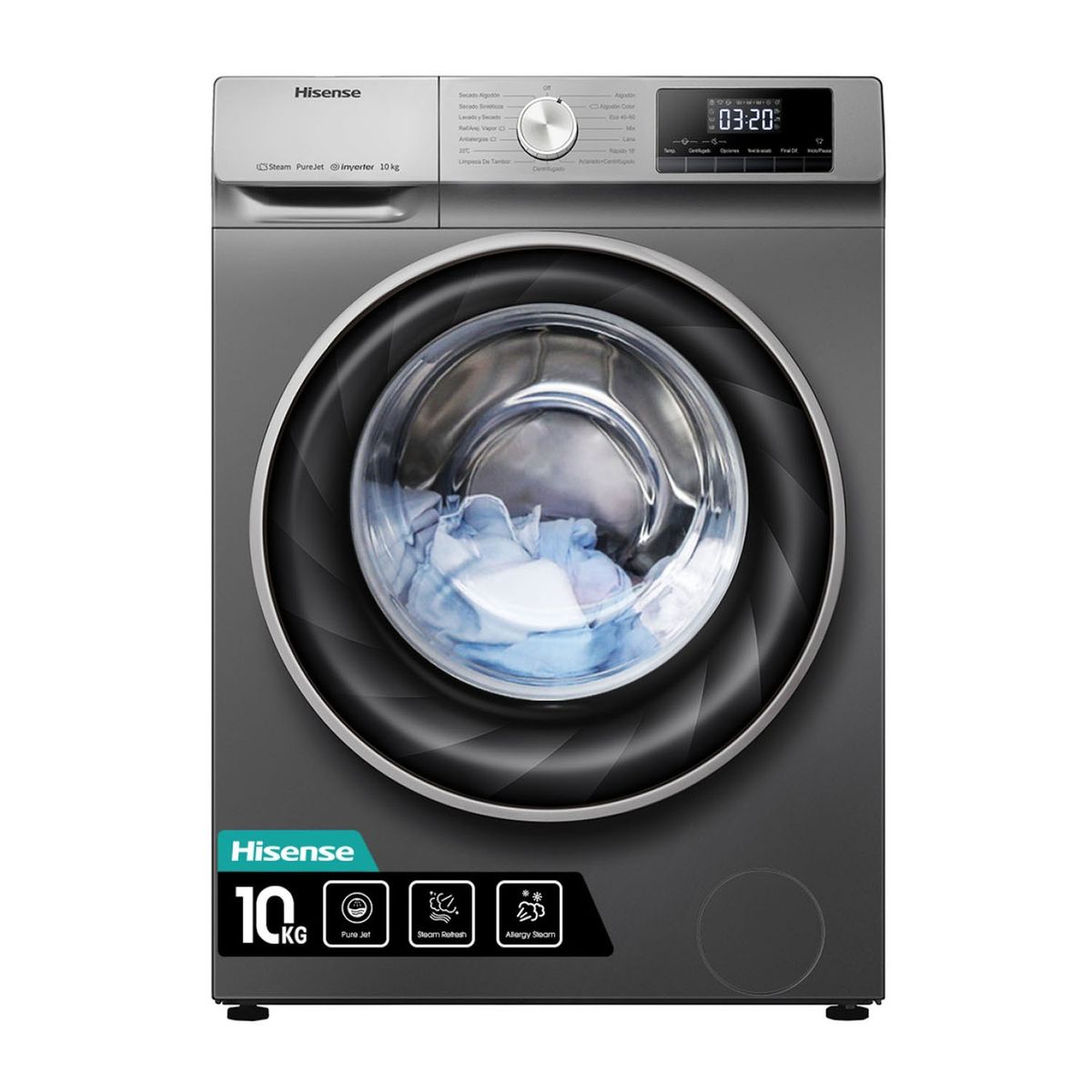 HISENSE - Lavadora-Secadora 10/6 kg WDQY1014