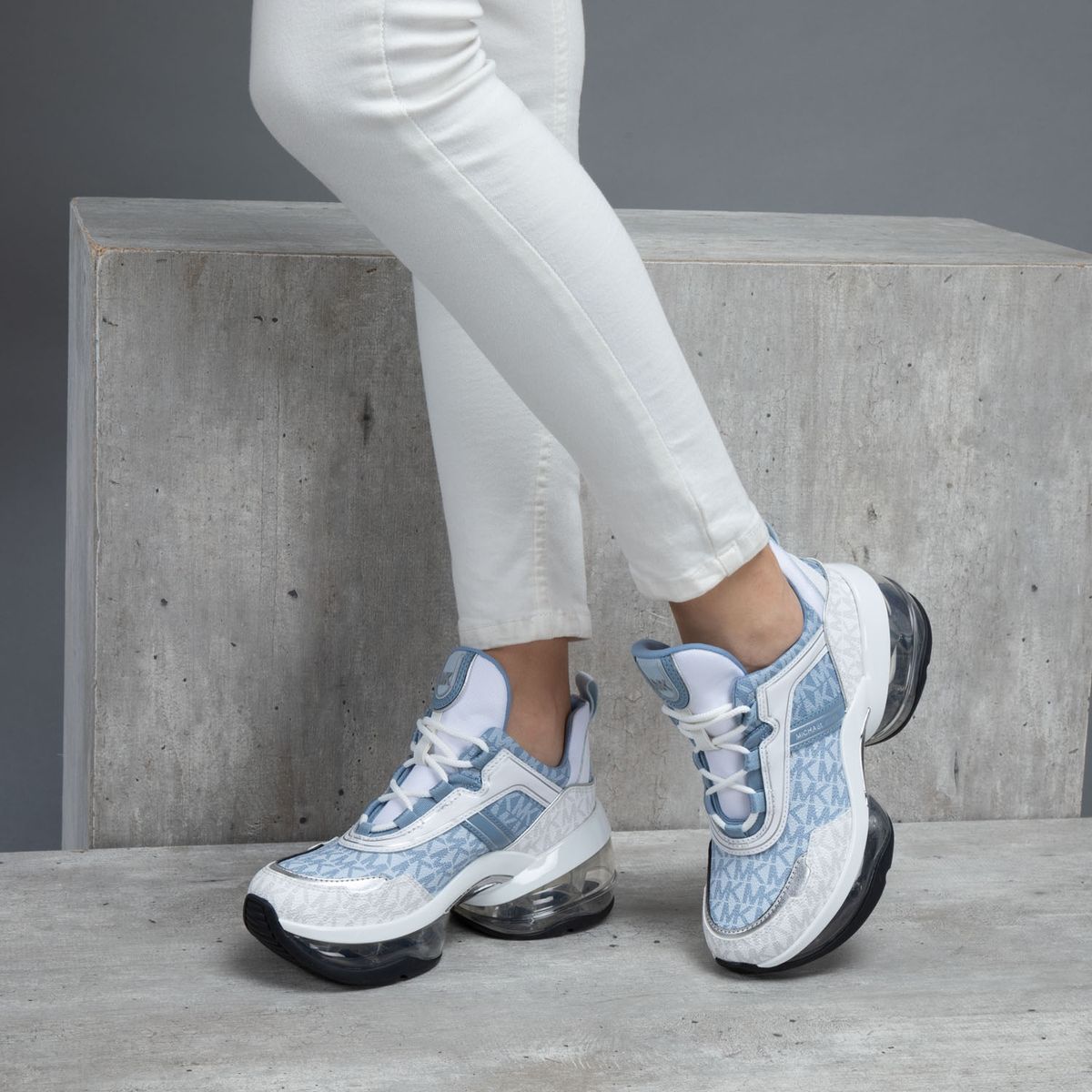 MICHAEL KORS - Zapatilla Urbana Mujer Celeste Michael Kors